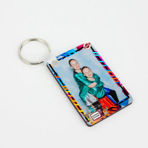 Wooden Keyring 5x7.5cm